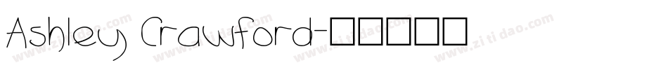 Ashley Crawford字体转换